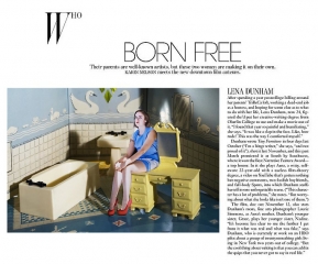 Lena Durham wearing PJ