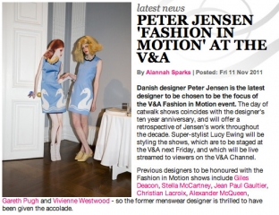 Peter Jensen at the V&A