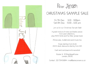 christmas sample sale
