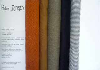 Peter Jensen Fabric Sample Sale Peter Jensen Fabric Sample Sale